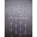 Shower curtain rod crystal